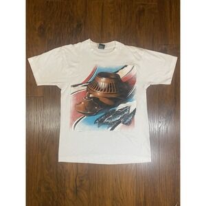 Vintage 90s Native American Pottery Navaho T Shirt Men's Large Single Stitch USA